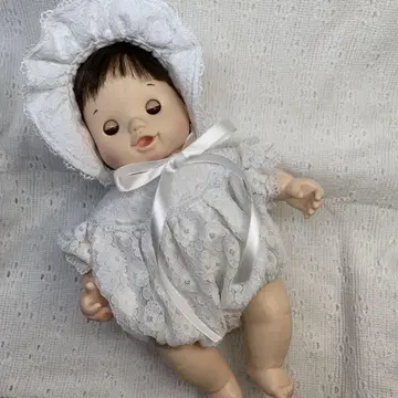 치이 포포짱 사이즈 레이스 원단 올인원 보닛 세트