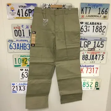 미사용 새상품 Dickies 디키즈 더블니 34 x 32 워크 와이드