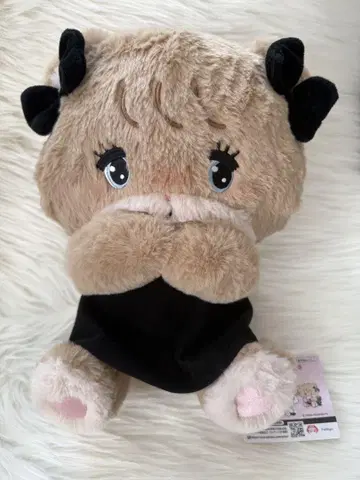 mikko characters BLACK RIBBON 봉제 인형 라떼