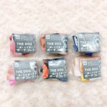 THE DOG 함께 외출 FACE 파우치 컬렉션 총 6종 풀 컴프