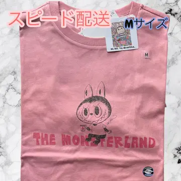 POP MART THE MONSTERLAND 티셔츠 M 사이즈 핑크