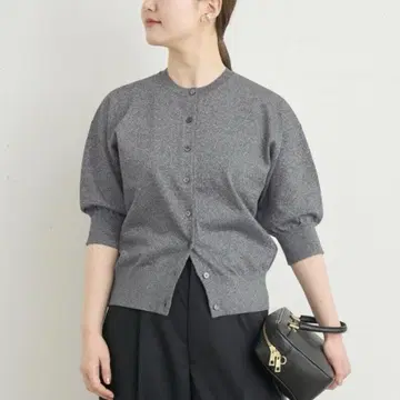 2025SS IENA(이에나) LEVITA 크루 가디건 그레이