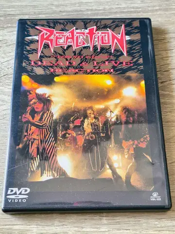 [ 레어 DVD ] REACTON / DEAD & LIVE / 리액션