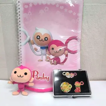 핑키 굿즈 핀배치 노트 키링
