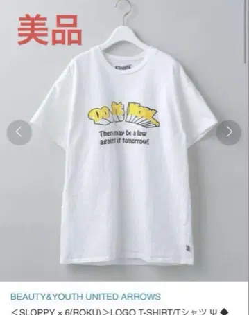 [새상품급] SLOPPY x 6(ROKU) LOGO T-SHIRT/셔츠