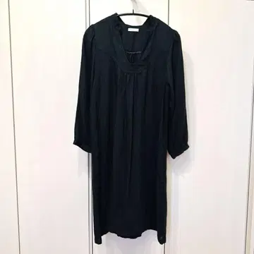 fog linen work 포그린워크 7부 소매 린넨 원피스