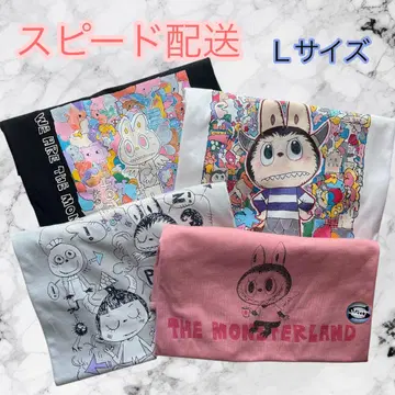 POP MART THE MONSTERS L 사이즈 티셔츠