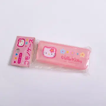 레어 레트로 헬로키티 잡화 케이스 핑크