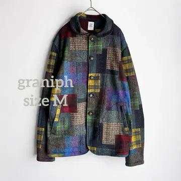 1420 graniph 그라니프 패치워크 전사 자켓 멀티 컬러
