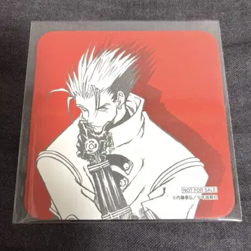 트라이건 콜라보 카페 TRIGUN 오사카 코스터 밧슈