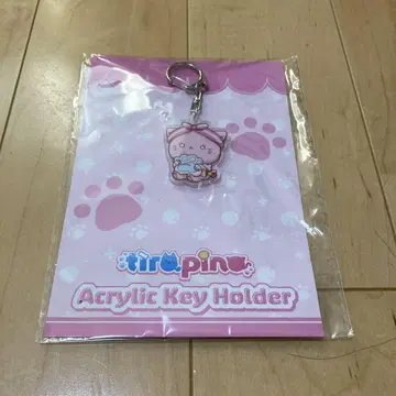 아크릴 키링 치로피노 공식 치로피노의 방 고양이 핑크