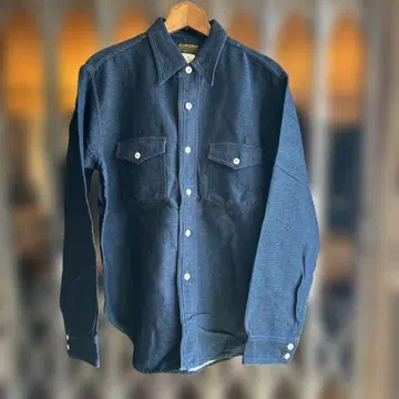 CORONA 소프트 데님 원단 워크 셔츠 size M 미사용 새상품