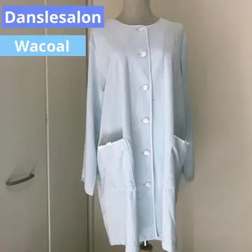 Wacoal Danslesalon 스카이블루 버튼 룸웨어 겉옷