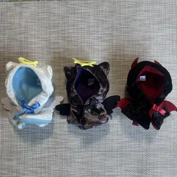 고양이 케이프 천사와 악마 3종 세트