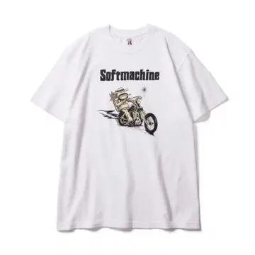 소프트 머신 SOFTMACHINE (화이트) 반팔 T셔츠 새상품 XL