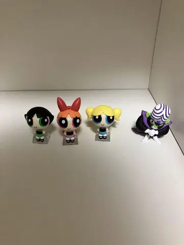 파워퍼프걸 미니 피규어 4개 세트