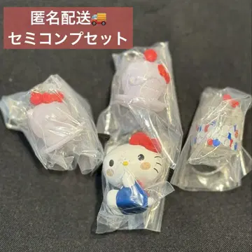 몬치치 x 헬로키티 메지루시 액세서리 가챠 4종
