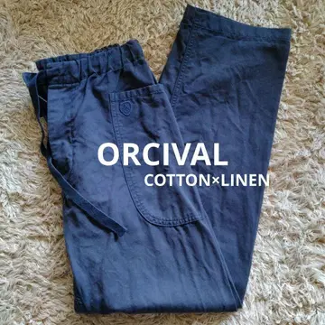 ORCIVAL 이지 팬츠 COTTON x LINEN NAVY 1