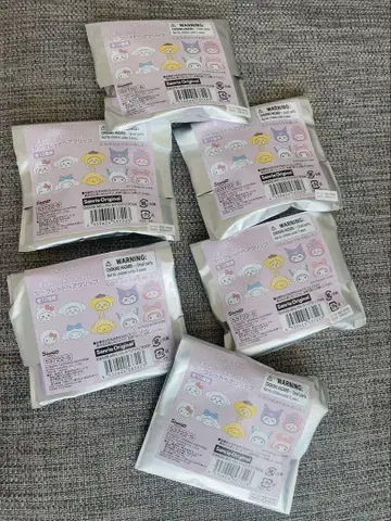 치이카와 산리오 시크릿 헤어 클립 미개봉 6개