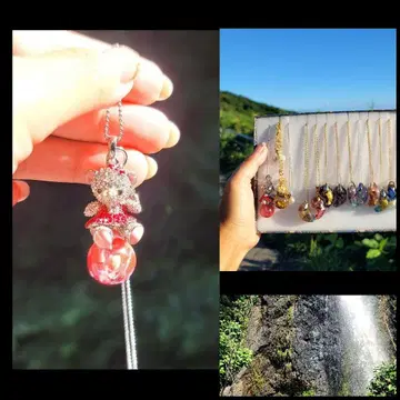 한정판 인기와 사랑을 받는 테디베어 목걸이