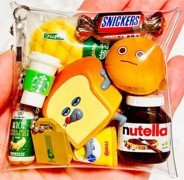 덤 포함 가챠 묶음 판매 베이커리 빵 아침 식사 데코 부품