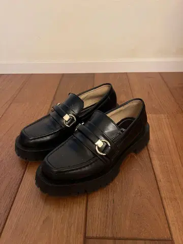 ZARA 통굽 로퍼 신발 35