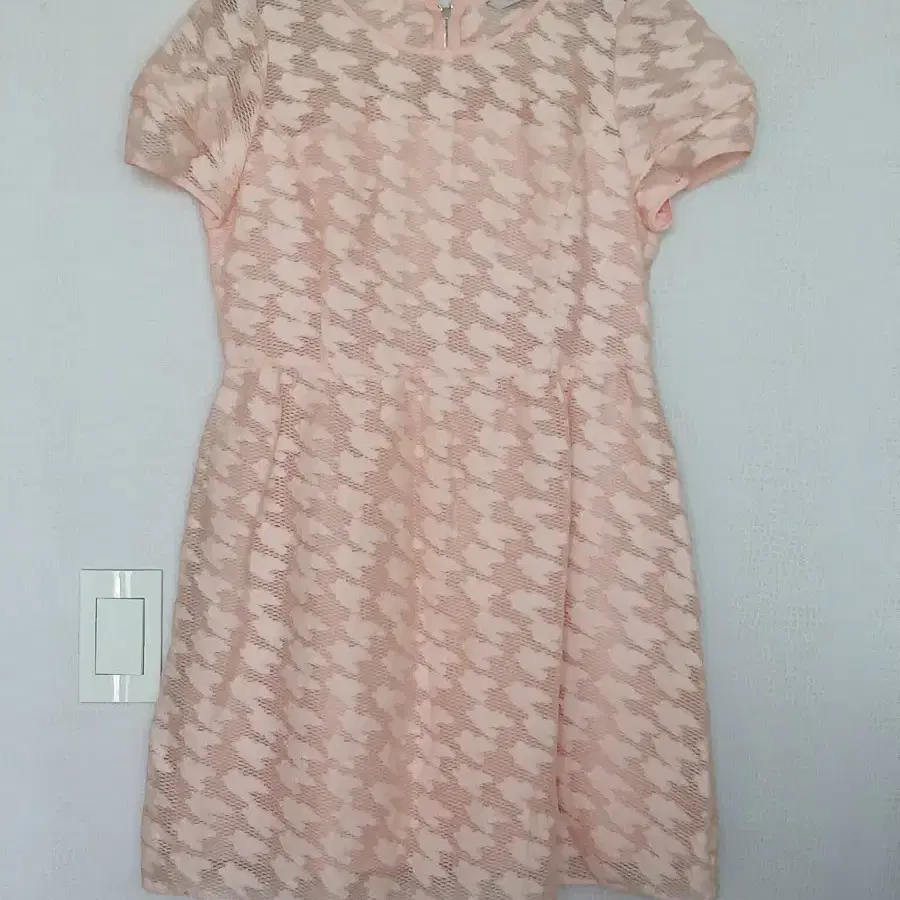 knee length dresses for ladies BUNJANG] Kenneth Lady Pink Ribbon Long Dress 66 / kenneth lady케네스레이디 –  HALLYUSUPERSTORE main image 0