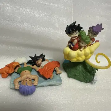 드래곤볼 캡슐 손오천 & 트렁크 손오공 & 아라레짱 & 갓찬