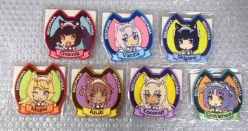 NEKOWORKs NEKOPARA 고양이 와펜 7종 미개봉
