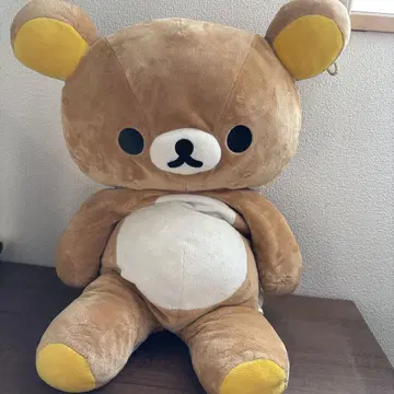 리락쿠마 큰 봉제 인형 지퍼 포함 약 55cm