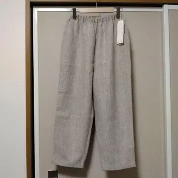 [ 미사용 ] 나카가와 마사시치 상점 울 린넨 트위드 루즈핏 팬츠