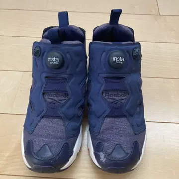인스타 펌프 스니커즈 데님 23.5cm