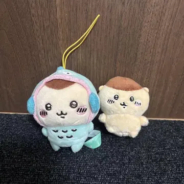 치이카와 (먼작귀) 밤만쥬 한교 스트랩 봉제 인형 2개
