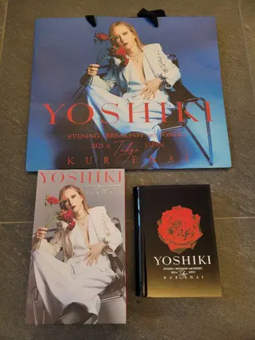 YOSHIKI 브렉퍼스트 쇼 기념품