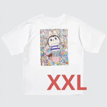 유니클로 러브브 콜라보T셔츠 POP MART XXL 사이즈