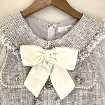 LIZLISA 리즈리사 트위드 셋업풍 원피스 화이트