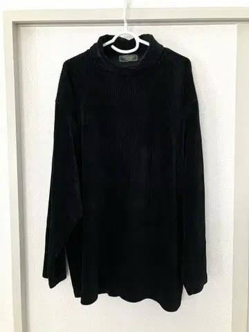 새상품급 롱 니트탑 블랙 4L