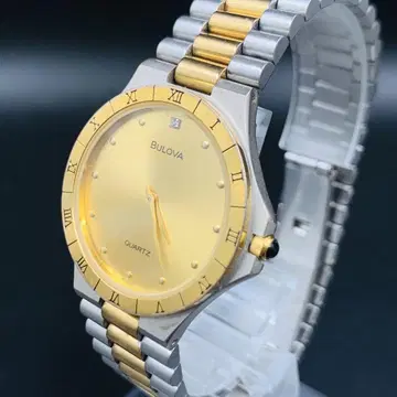 BULOVA 브로바 손목시계 콤비 골드 실버 금 은 1P