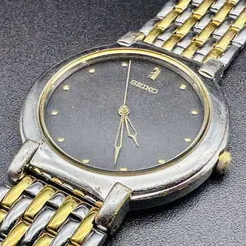 세이코 콤비 쿼츠 손목시계 V701-1771