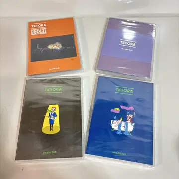 TETORA 테트라 DVD 4장 세트 미개봉 1st 2nd 3rd 4th