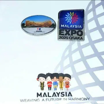 2025 EXPO OSAKA 말레이시아 핀 배지