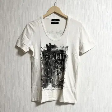 TRAVAS CIVARIZE 콜라보 U넥 프린트 T셔츠 46