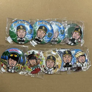 와카타카 가챠 캔뱃지 9개 묶음 판매