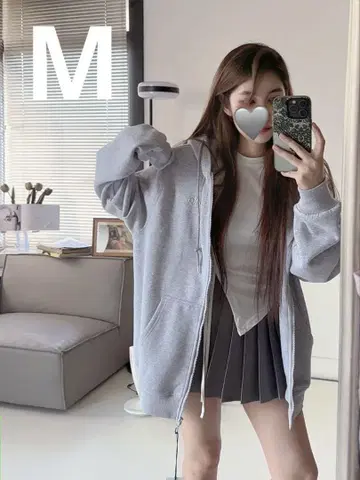ALO YOGA 후디 후드 맨투맨 그레이 M