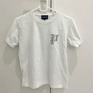 PHATRNK 스톤 장식 화이트 T셔츠