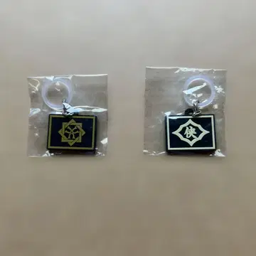 일본 통일 문양 메지루시 러버 참 2종 세트
