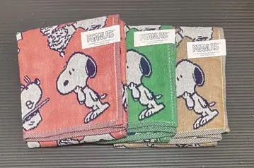 3장 세트 [ SNOOPY/스누피 ] 거즈 손수건