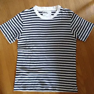 MHL 마가렛 호웰 티셔츠 네이비 보더 M 사이즈