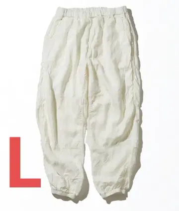 CAHLUMN Belgium Linen Gym 테이퍼드 팬츠 L
