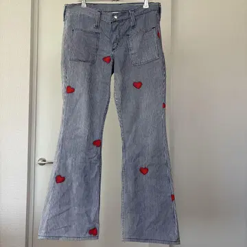 70s wrangler 히코리 플레어 팬츠 데님 청바지 빈티지